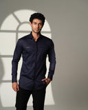 Navy Arrow Chest Shirt