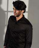 Black Star Placket Shirt