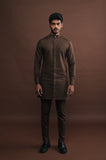 Mocha Kurta and Pajama set