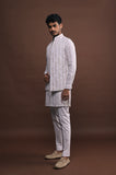 Spring Kurta with white Pajama set