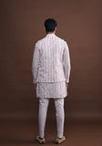 Spring Kurta with white Pajama set