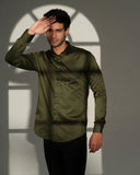 Olive Slant Sally Shirt
