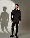 Black Slant Sally Shirt
