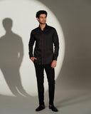 Black Slant Sally Shirt