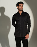 Black Slant Sally Shirt