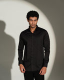 Black Slant Sally Shirt