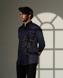 Navy Scorpion Shirt