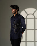 Navy Scorpion Shirt