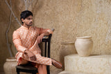 Coral Embroidered Kurta Set