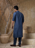 Grey Pintuck Kurta Set