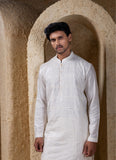 Ivory Box Pintuck Kurta Set