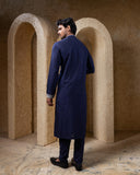 Navy Embroidered Kurta Set