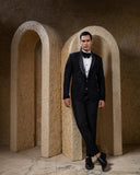 Black Embellished Tuxedo