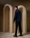 Blue Embellished Tuxedo