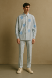 Cloud Bloom Stripe Shirt