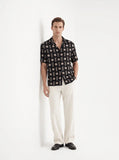 The "Echoes in Order" Cuban Collared Shirt