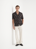 The "Echoes in Order" Cuban Collared Shirt