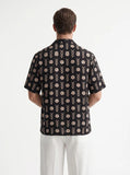 The "Echoes in Order" Cuban Collared Shirt