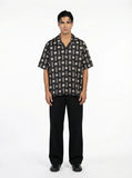 The "Echoes in Order" Cuban Collared Shirt