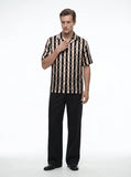 The "Falling Halves" Cuban Collared Shirt