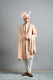 Hridaan Peach Sherwani