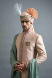 Raghav Peach Sherwani