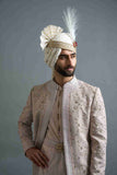 Veer Rose Gold Sherwani