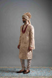 Yuvraj Beige Sherwani