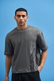 Grey Chrysler Hand-Embroidered T-Shirt