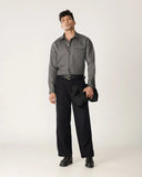 CONCRETE LINEN UTILITY SHIRT