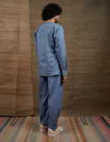DENIM OVERLAYER SHIRT