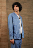DENIM OVERLAYER SHIRT