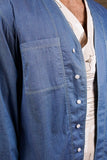 DENIM OVERLAYER SHIRT