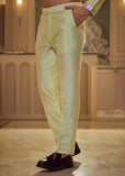 Green embroidered kurta pant set