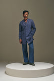 Jibaro Front Open Kurta Set