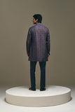 Mosaic Front Open Kurta Set