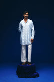 Vector Front Open Kurta Set