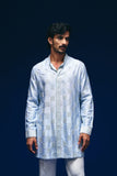Vector Front Open Kurta Set