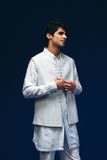 Meander Nehru Jacket Set