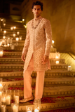 Pink Zardosi Sherwani Set