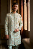 Sage Green Sherwani Set