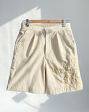 Cotton Bermuda Shorts - Beige