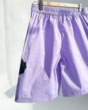 Appliqué Poplin Shorts - Lavendar
