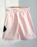 Appliqué Poplin Shorts- Baby Pink