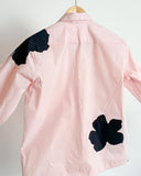 Appliqué Poplin Shacket - Baby Pink