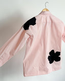 Appliqué Poplin Shacket - Baby Pink