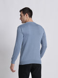 FROSTED BLUE CREWNECK