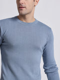 FROSTED BLUE CREWNECK