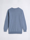 FROSTED BLUE CREWNECK