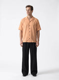 The “Inferno Veil" Cuban Collared Shirt